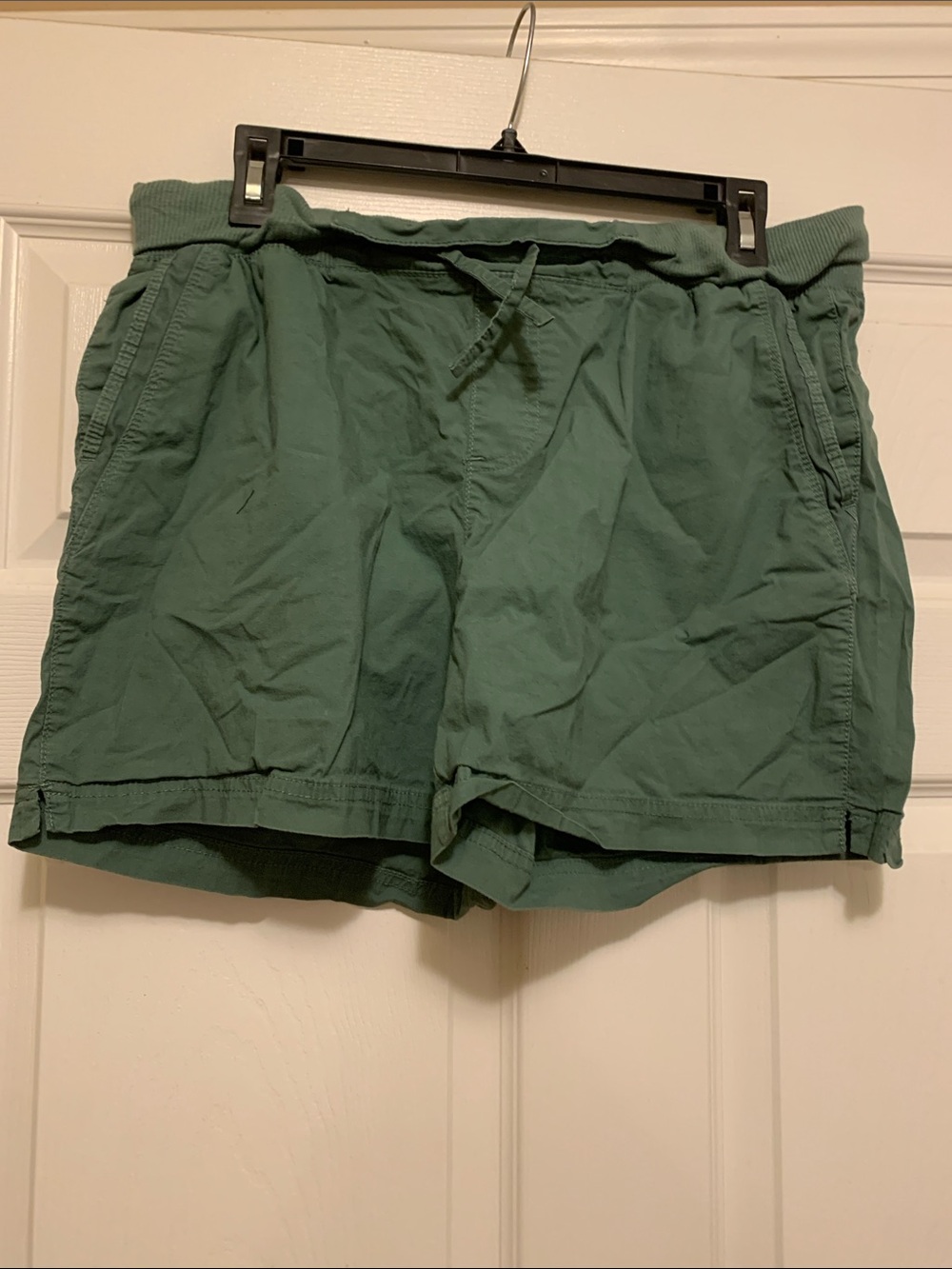 bcg Green Elastic Drawstring Athletic Shorts
